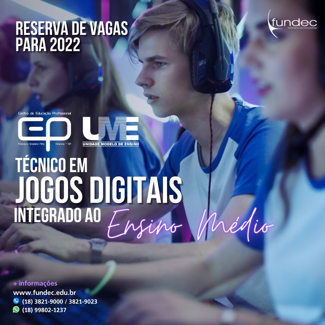 Técnico em Jogos Digitais - Técnico