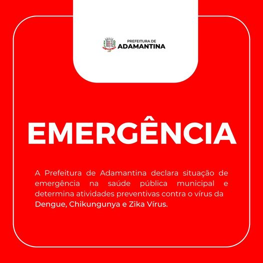 adamantina emergência