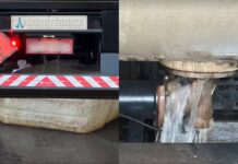 50 toneladas de resíduos são retiradas de rodovia após caminhão-tanque vazar gasolina em Martinópolis