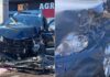 Motorista é socorrida após acidente envolvendo dois carros em avenida de Presidente Prudente
