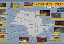Fim de semana teve ao menos 15 mortes no trânsito do estado de SP