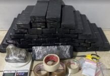Casal corre para dentro de casa ao ver polícia e acaba preso com tabletes de maconha